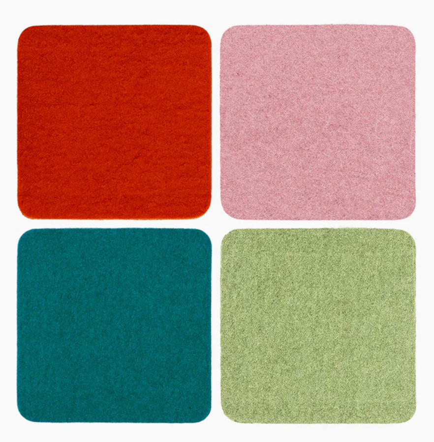Square Felt Coaster Set
