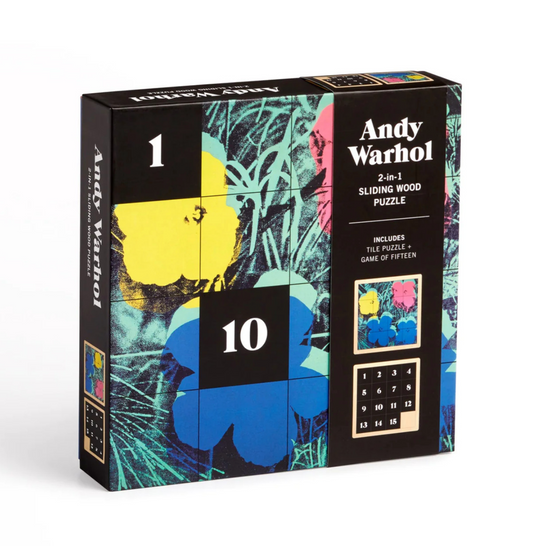 Andy Warhol Flowers Sliding Puzzle