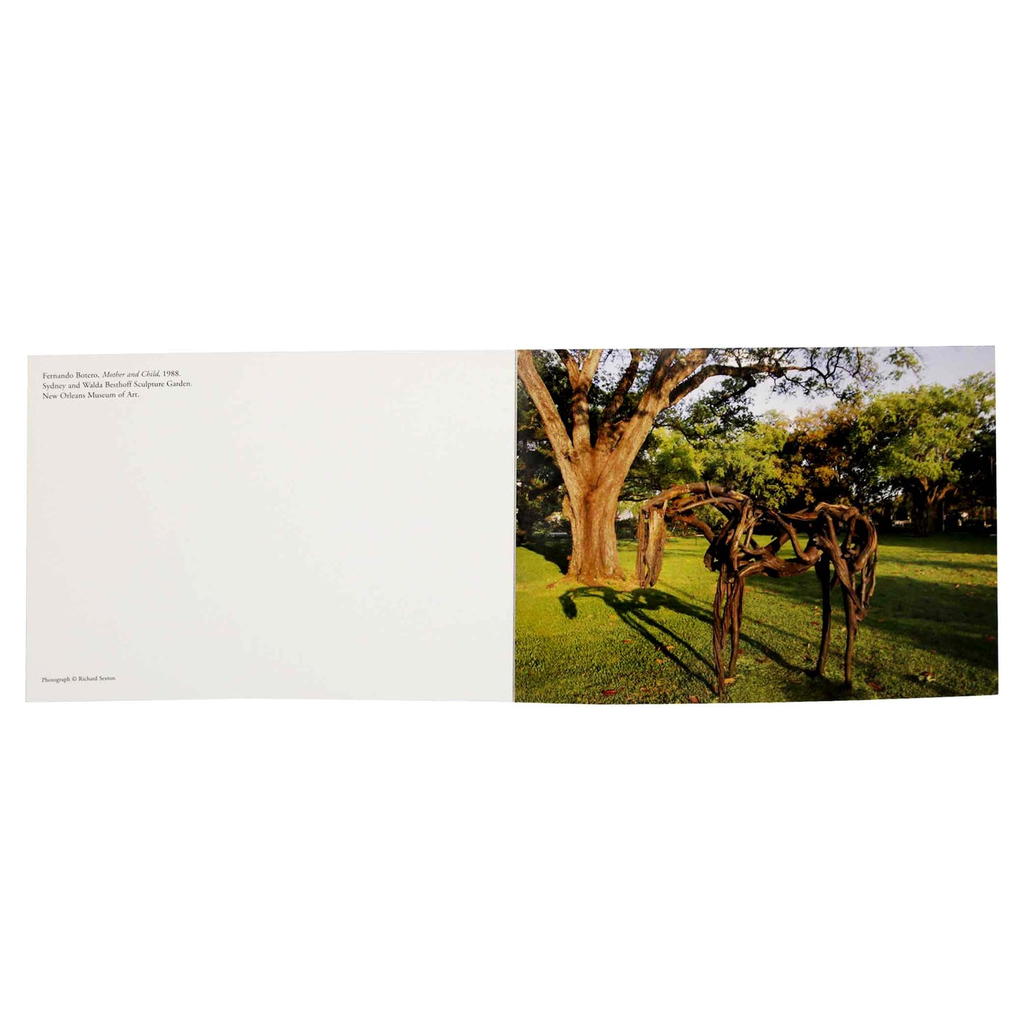 NOMA Sculpture Garden Postcard Book