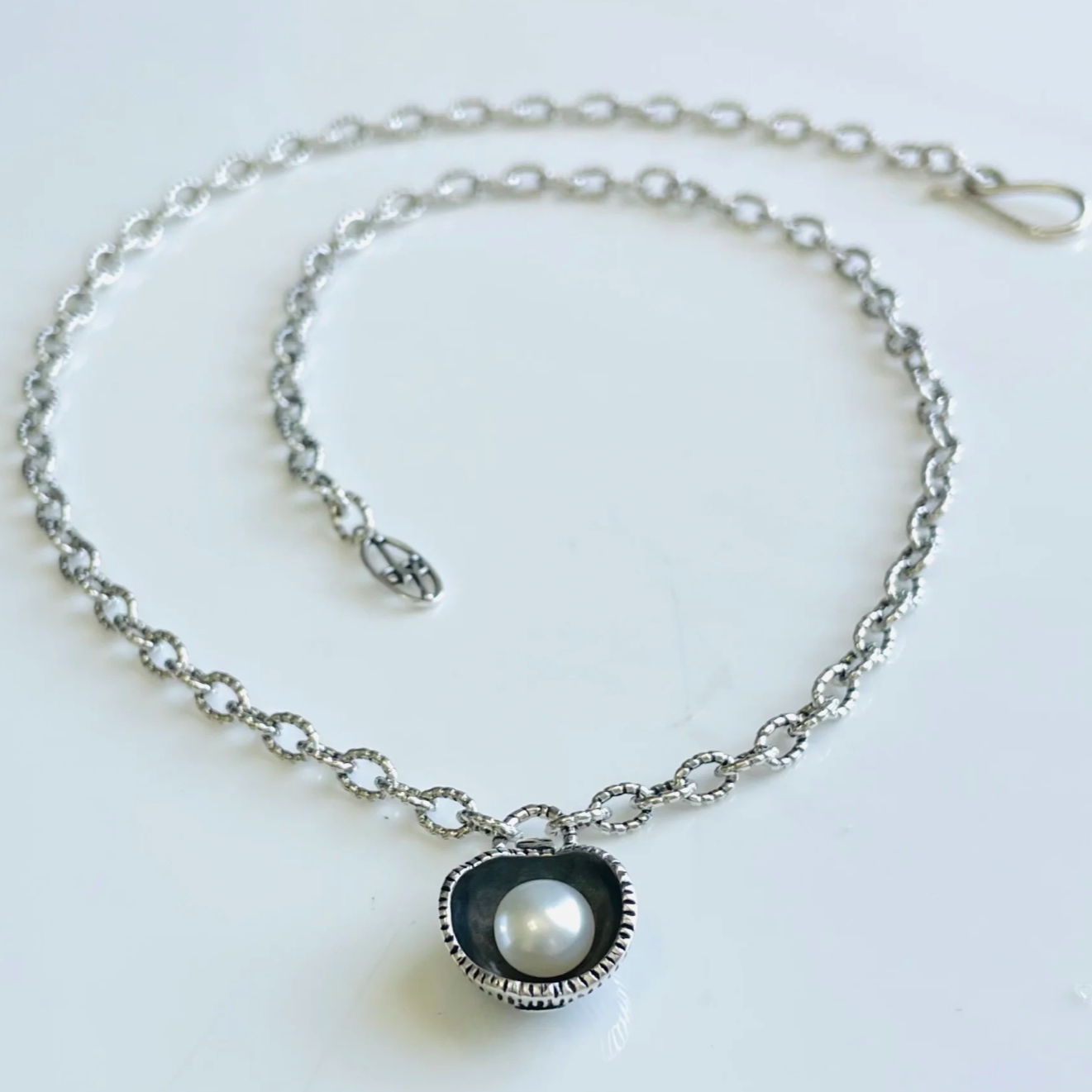 Forged Cup Necklace