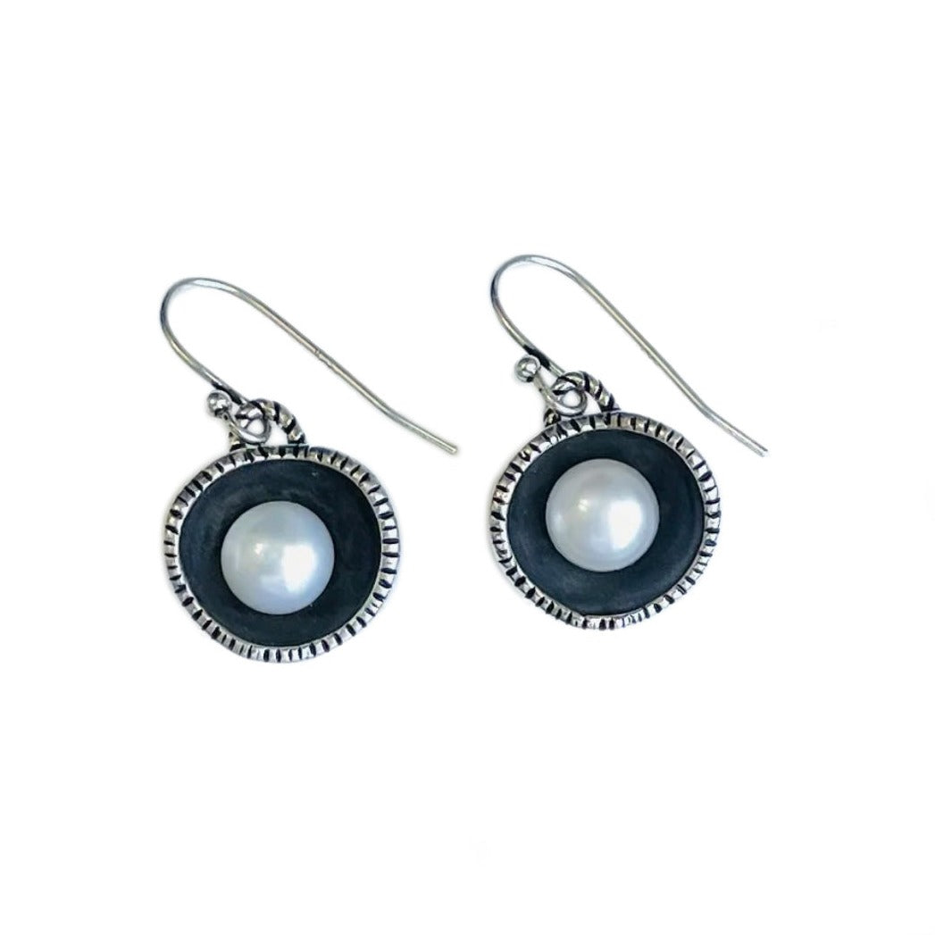 Forged Cup Earrings