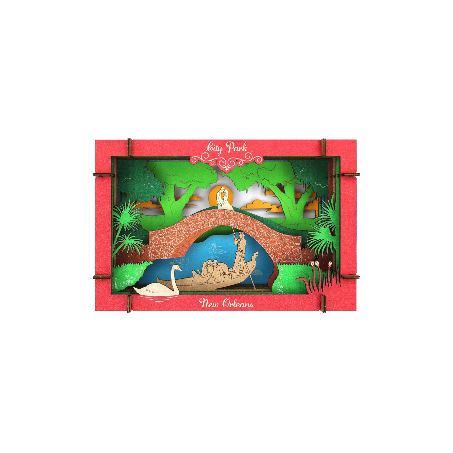 City Park New Orleans Diorama