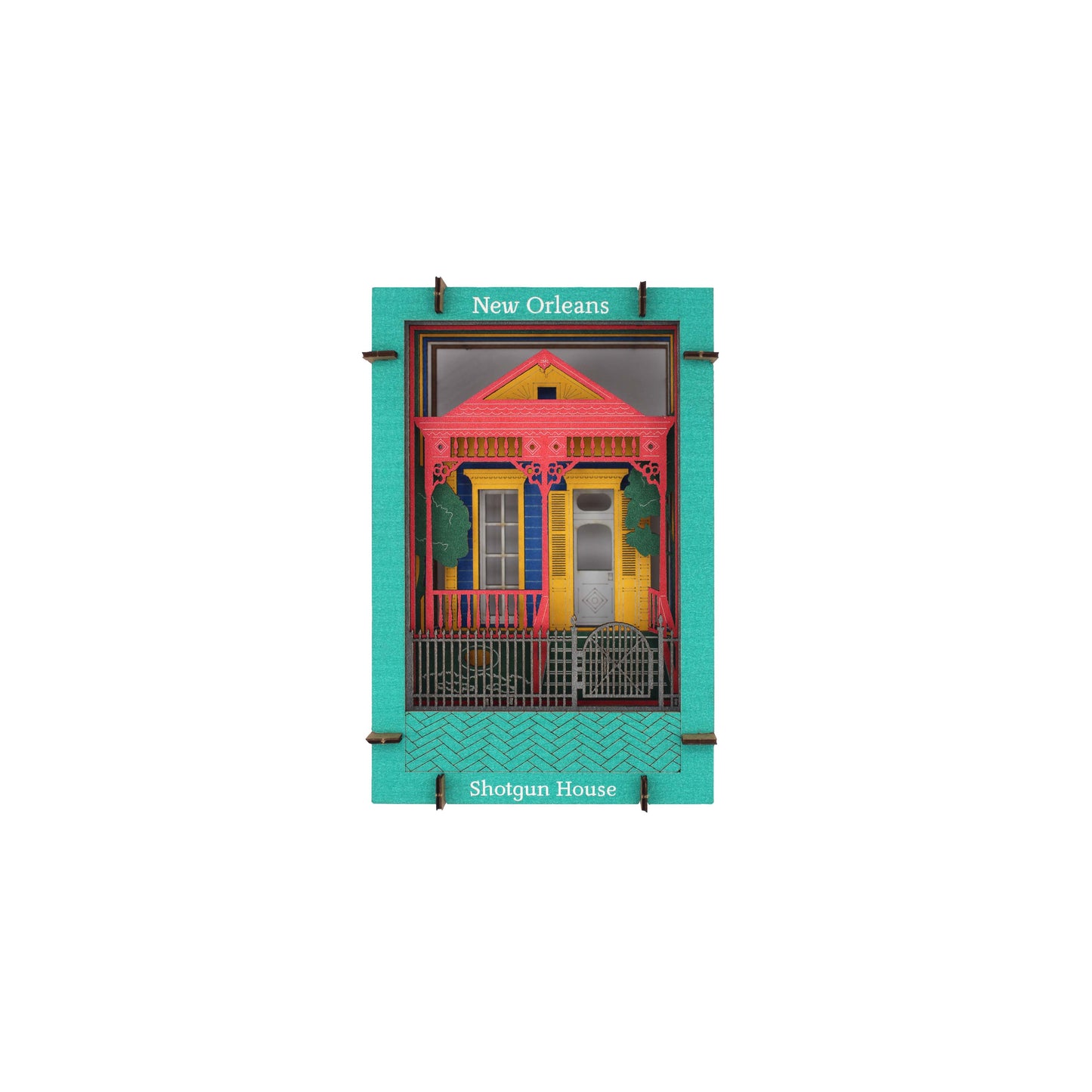 New Orleans Shotgun House Diorama