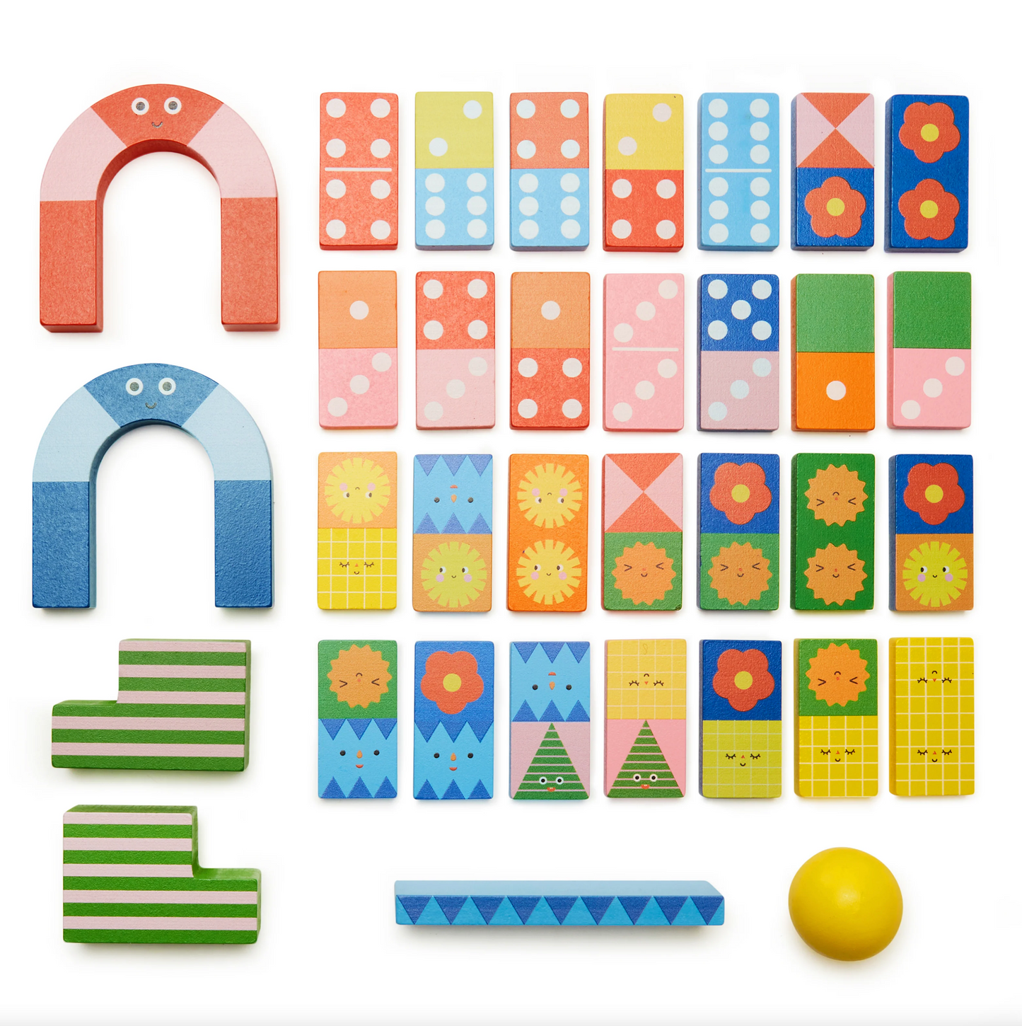 Topple Twist Dominoes