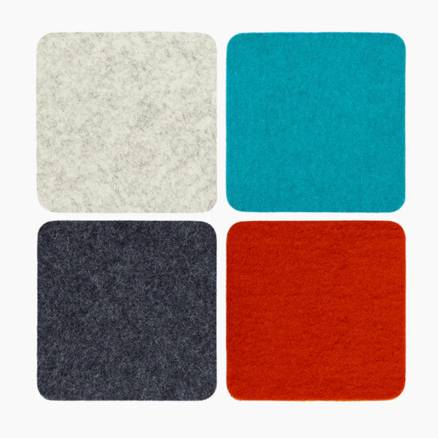 Square Felt Coaster Set