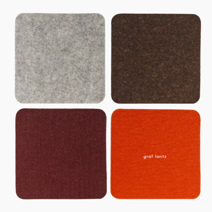 Square Felt Coaster Set