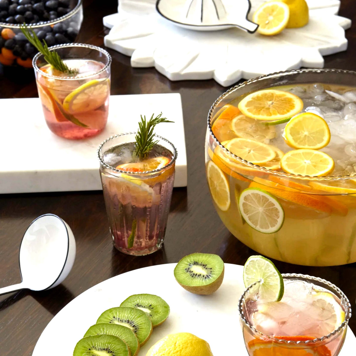 Ruffle Glass Tumbler