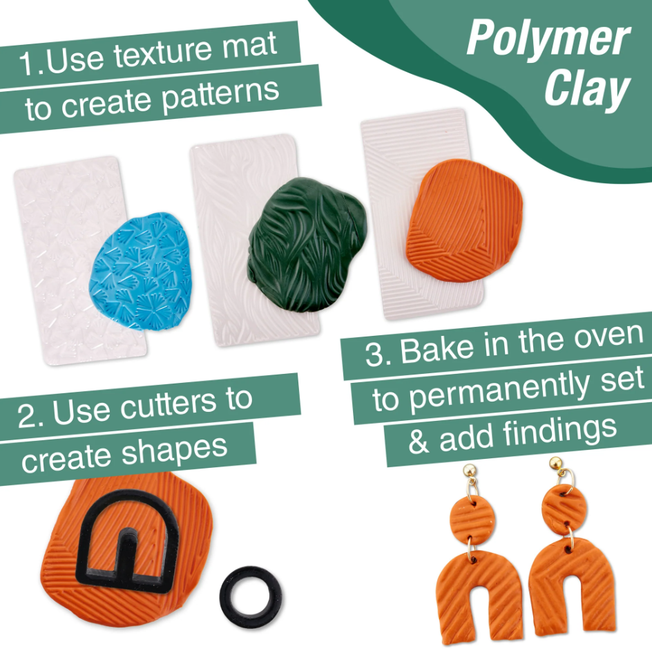 Texture Clay Earring Kit
