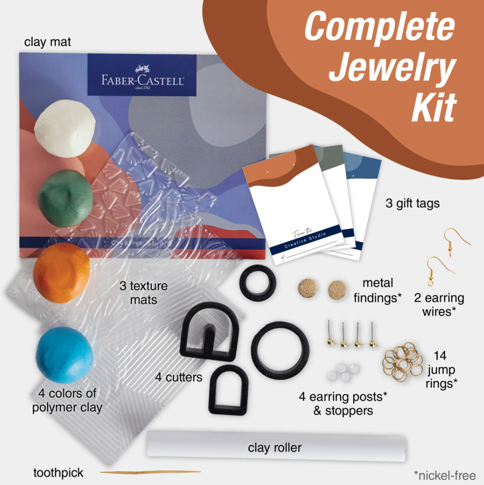 Texture Clay Earring Kit