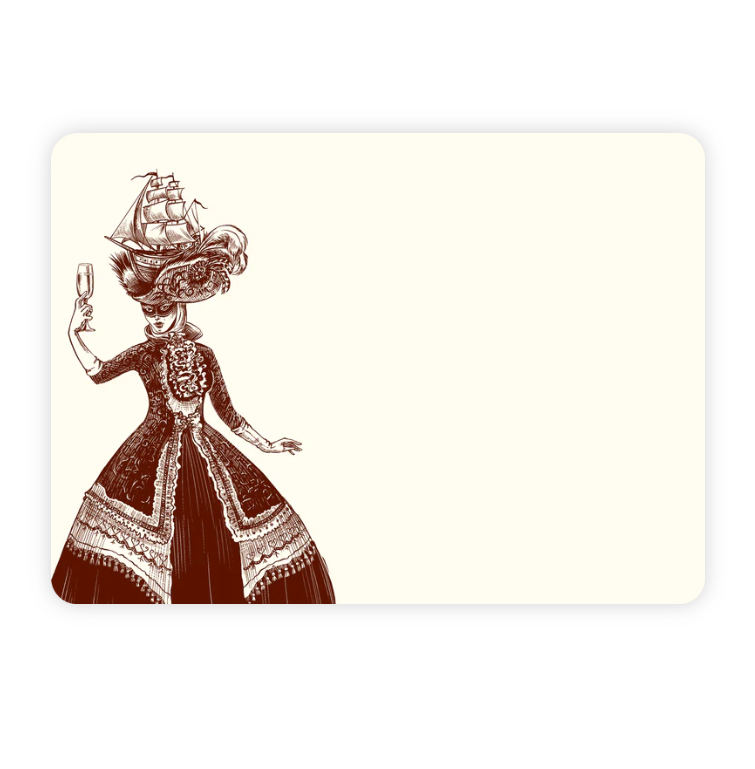 Venetian Carnival Notecards Set of 10