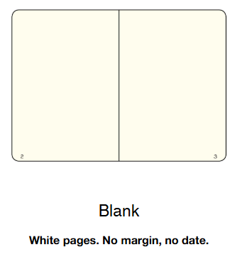 A5 Hardcover Plain Notebook