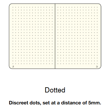 A5 Hardcover Dotted Notebook