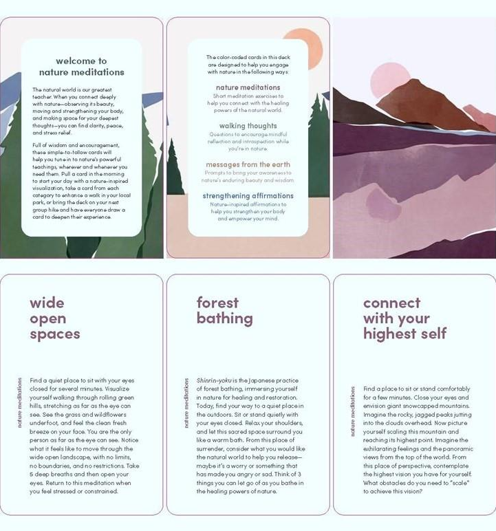 Nature Meditation Deck