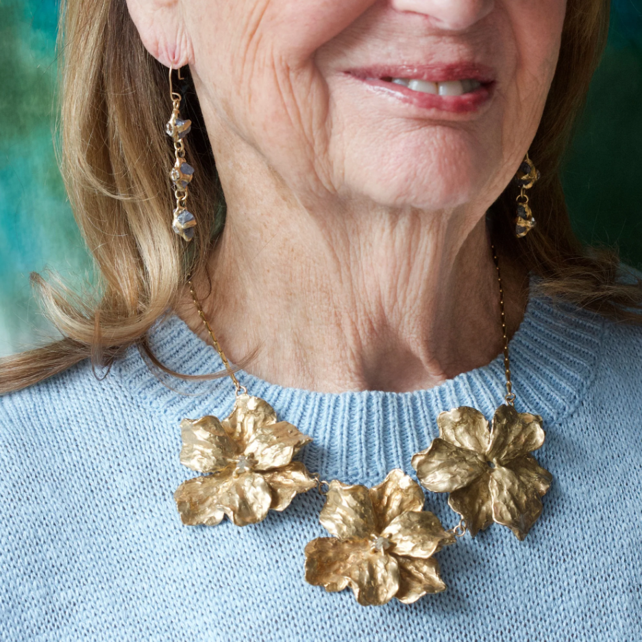 Geranium Necklace