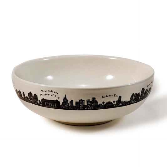 New Orleans Skyline Collection Serving Bowl
