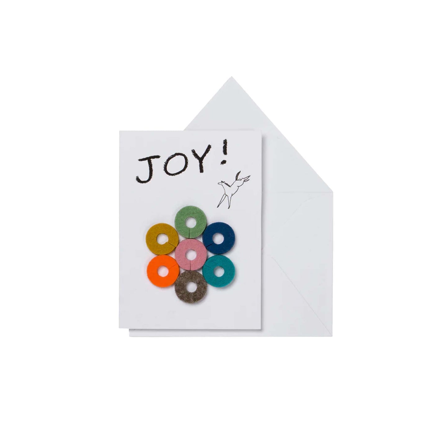 Wine-Ote's Felt Wine Marker Note Card