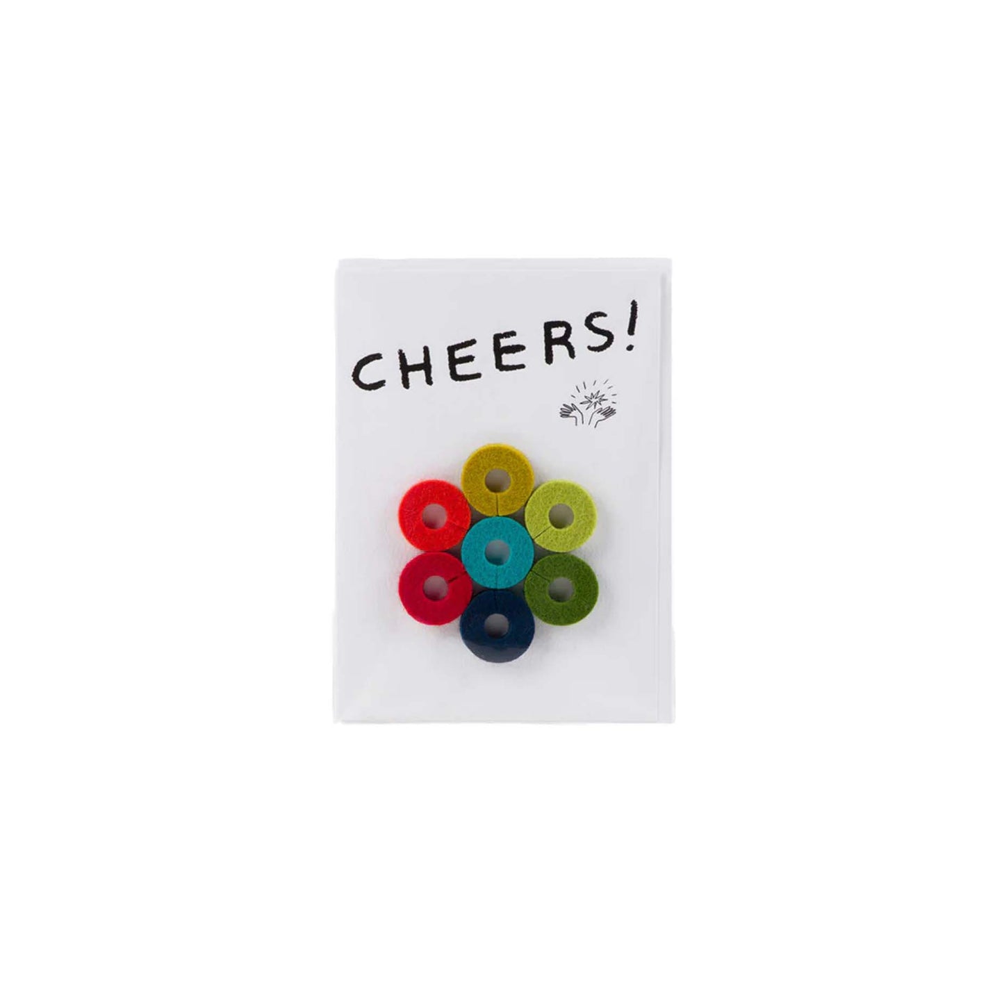 Wine-Ote's Felt Wine Marker Note Card