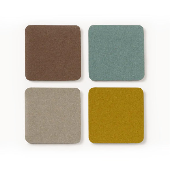 Square Felt Coaster Set
