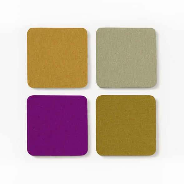 Square Felt Coaster Set