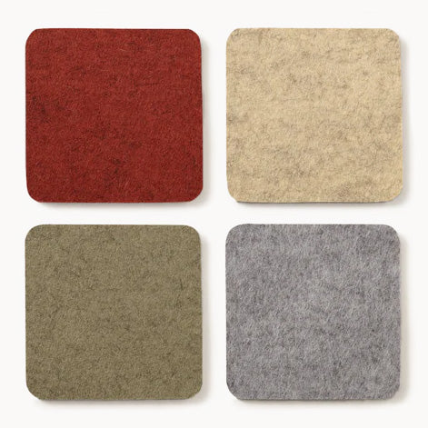 Square Felt Coaster Set