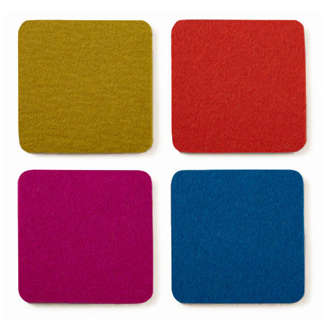 Square Felt Coaster Set