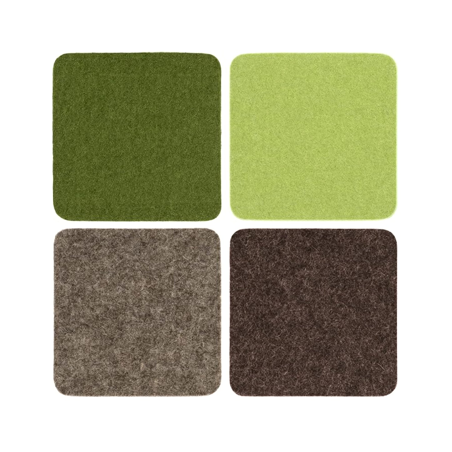 Square Felt Coaster Set