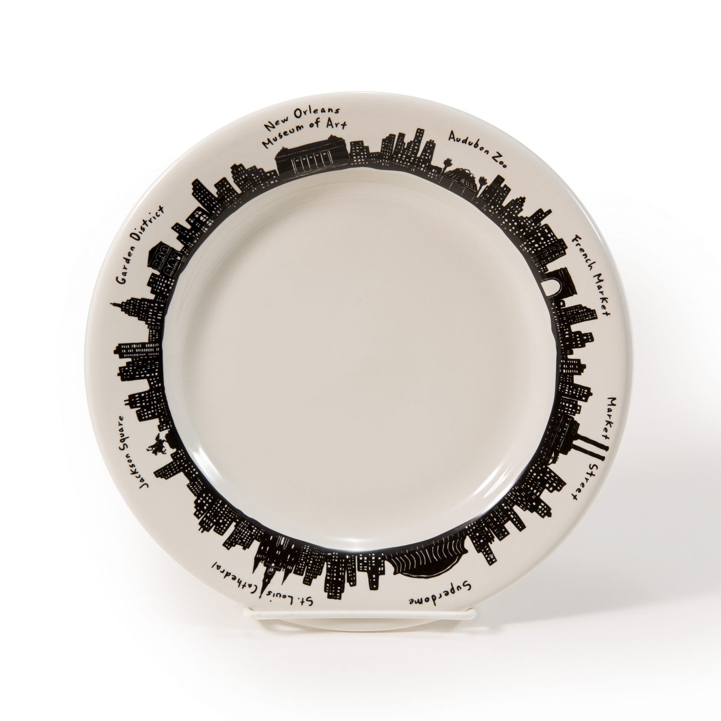 New Orleans Skyline Collection Plates