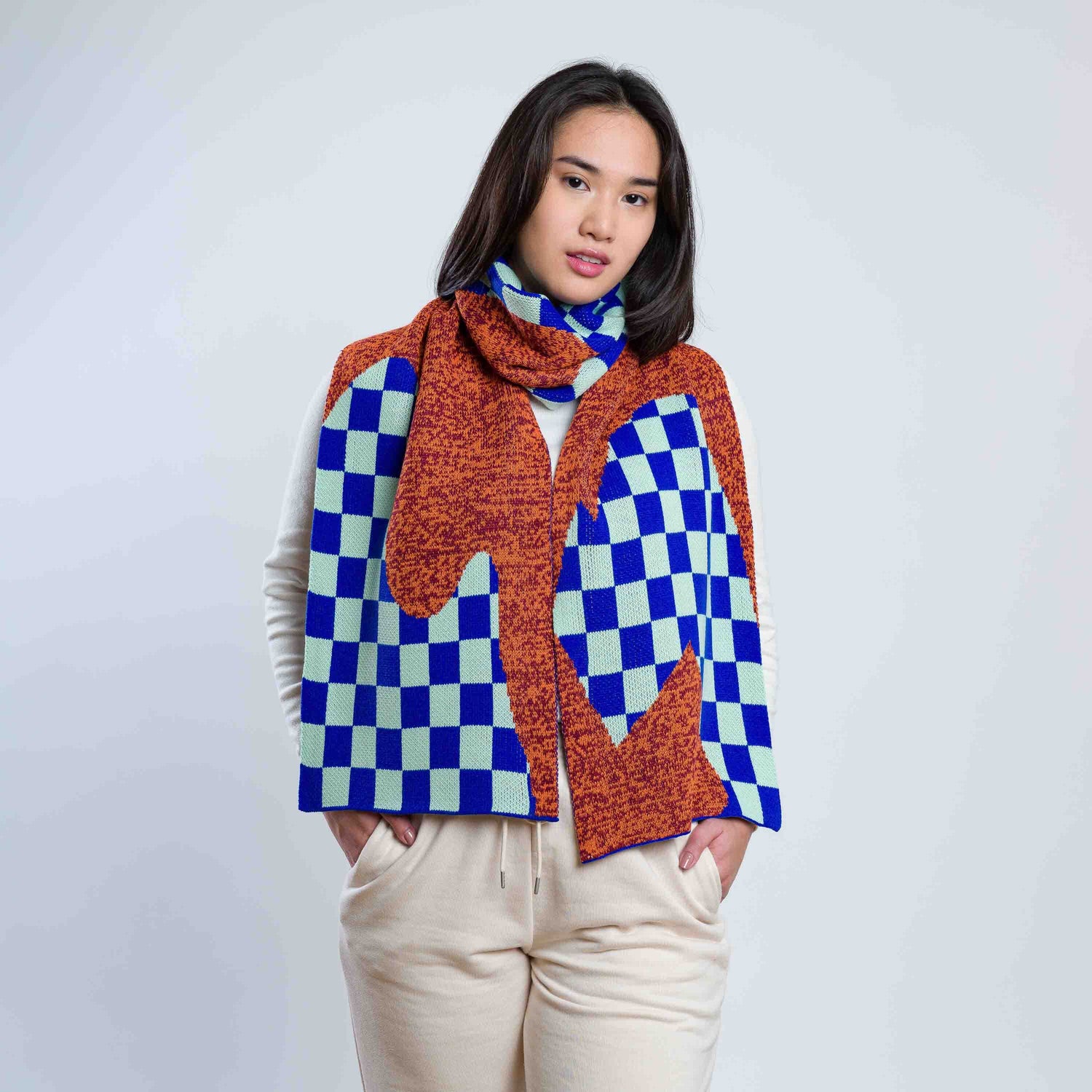 Checkerboard Scarf