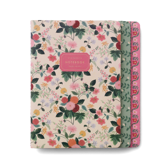 Dahlia Stitched Notebook Set