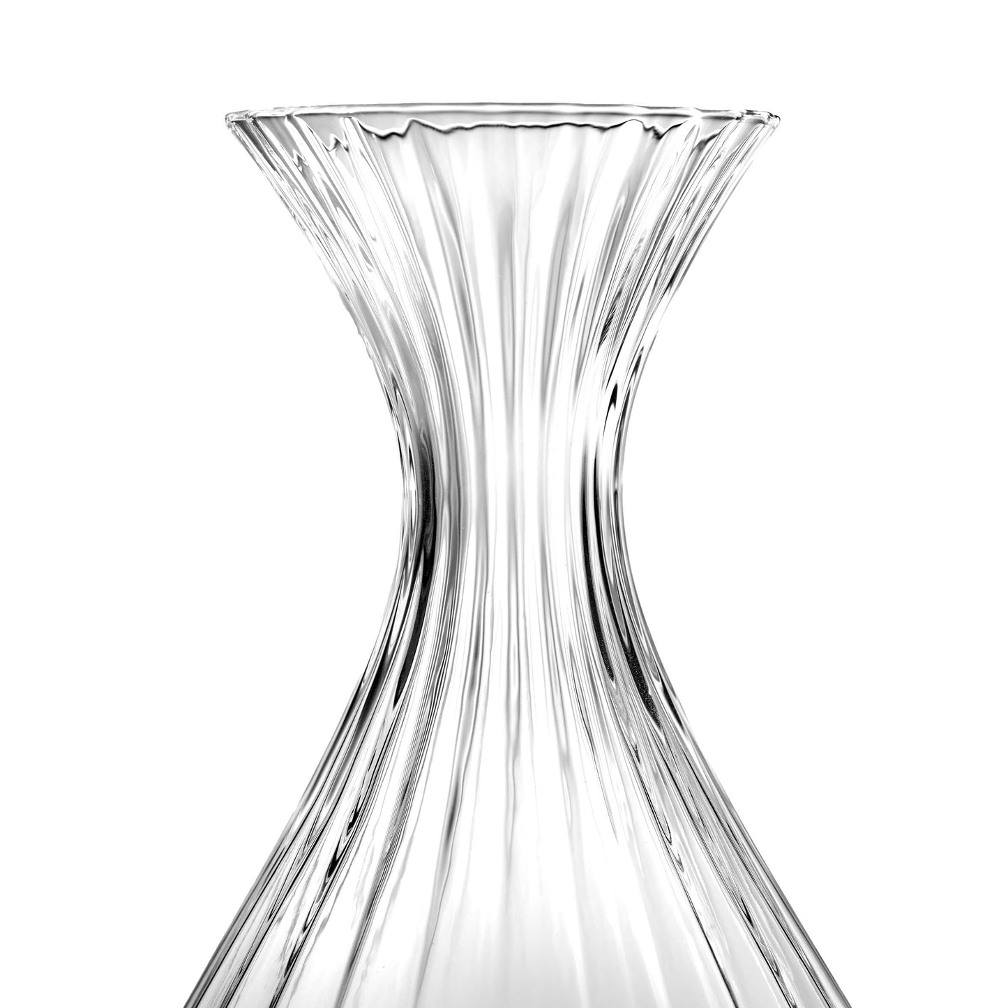 Inku Ribbed Glass Carafe