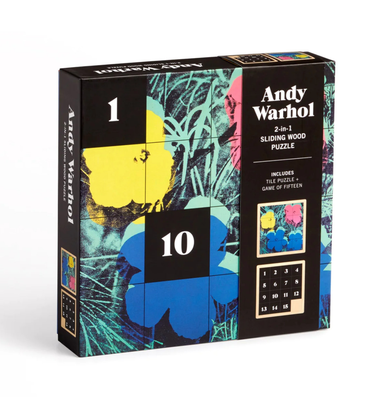 Andy Warhol Flowers Sliding Puzzle
