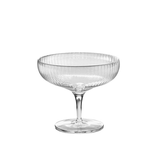 Inku Ribbed Coupe Glass