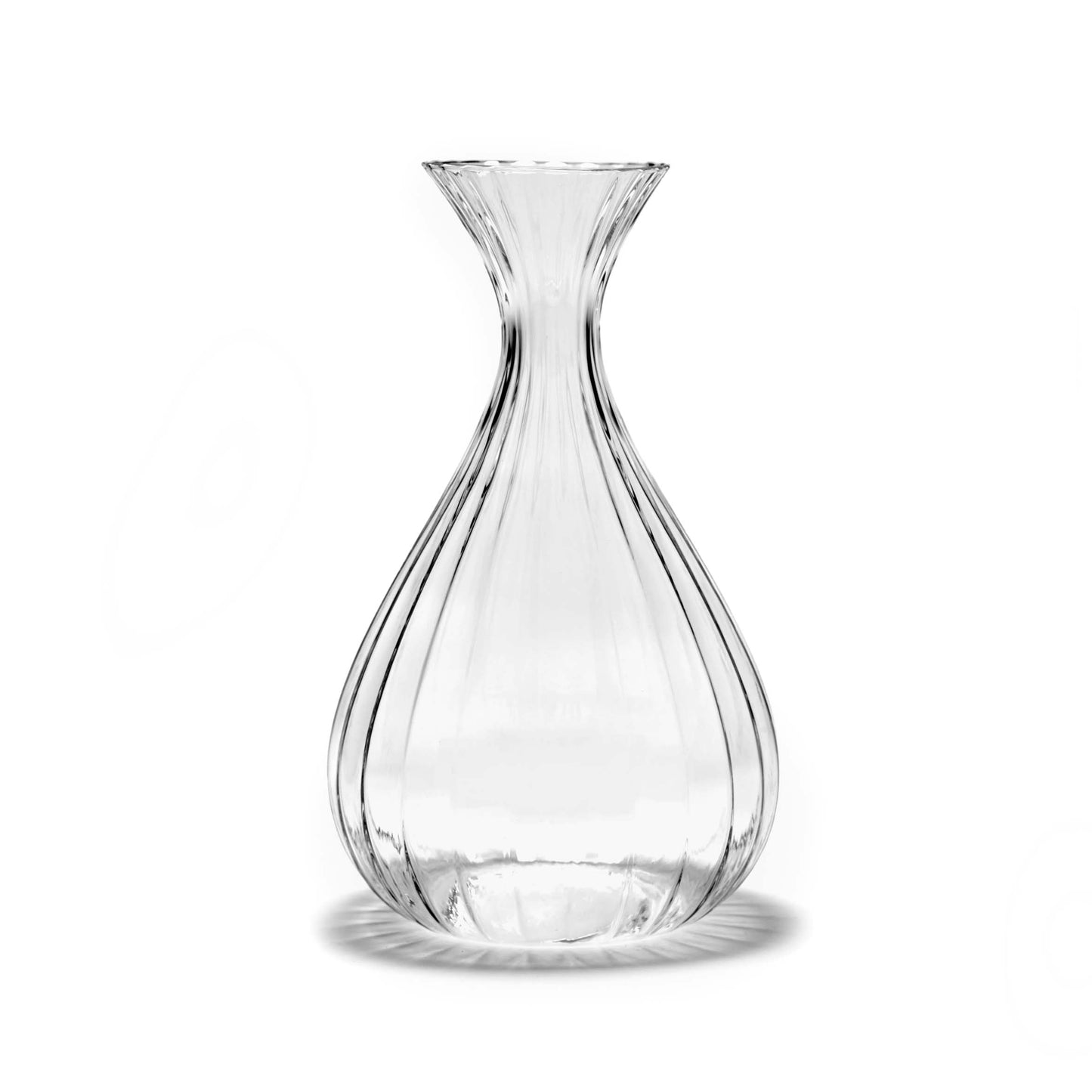 Inku Ribbed Glass Carafe