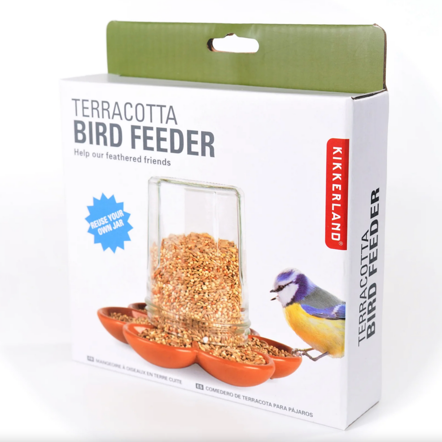 Terracotta Birdfeeder