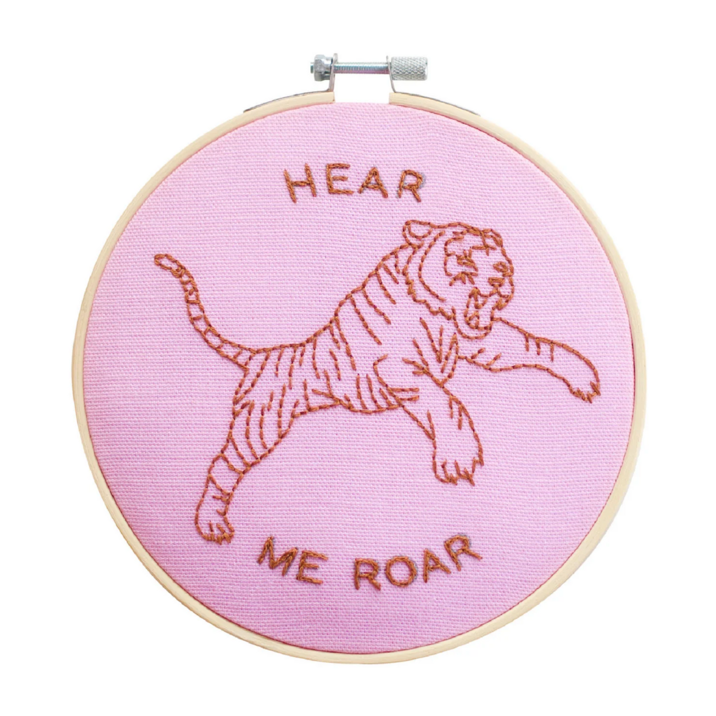 Hear Me Roar Embroidery Kit