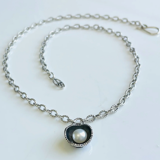 Forged Cup Necklace