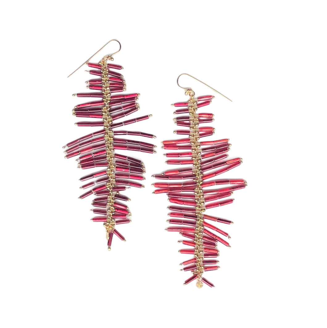 Duster Earrings in Rojo New Orleans Museum of Art Shop