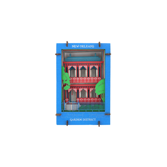 New Orleans Garden District Diorama