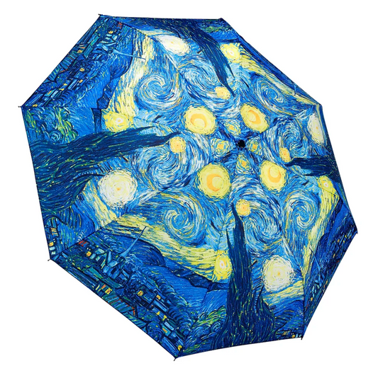 Starry Night Folding Umbrella