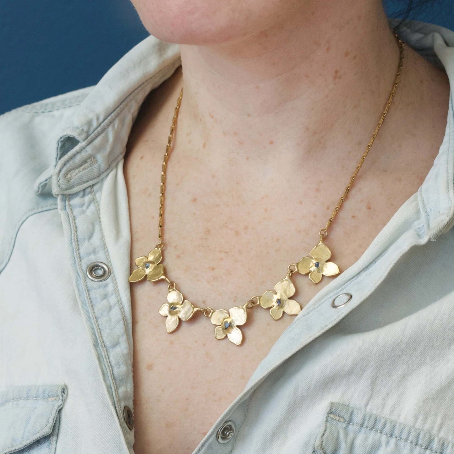 Hydrangea Necklace