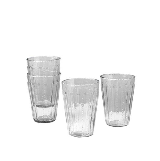 Ruffle Glass Tumbler