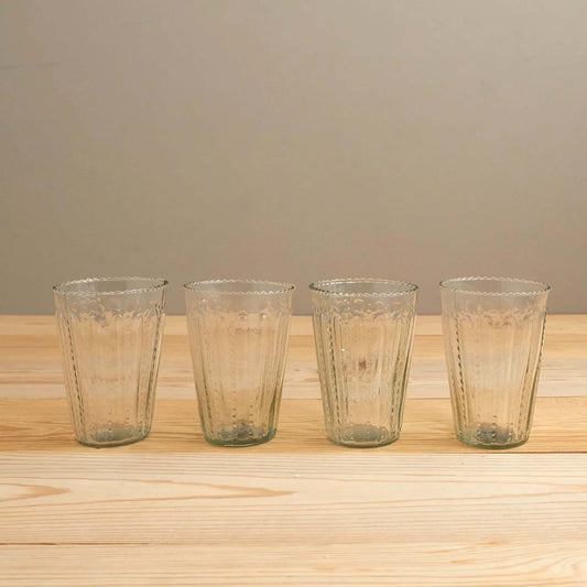 Ruffle Glass Tumbler