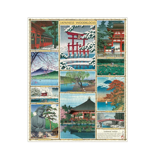 Japanese Woodblocks Vintage Puzzle