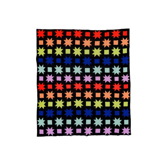 Quilt Star Throw Blanket