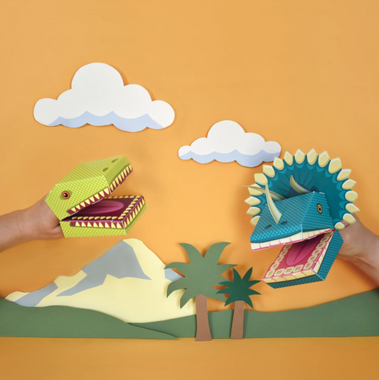 Make Your Own Dinosaur Puppets