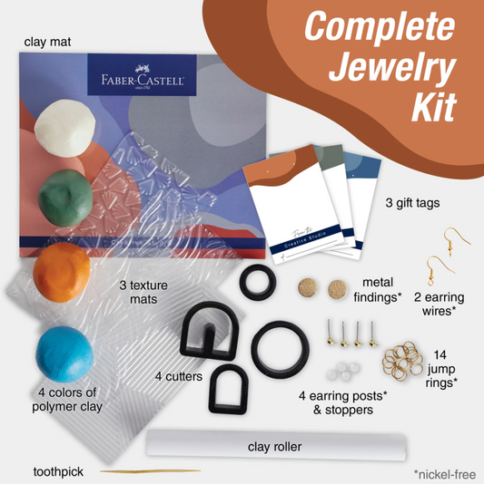 Texture Clay Earring Kit