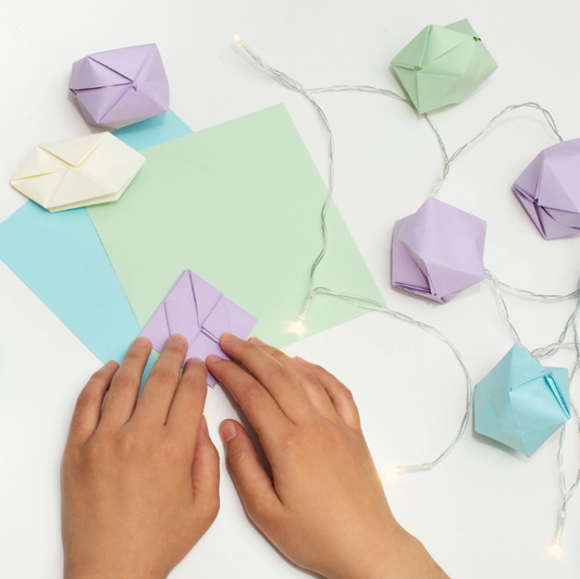 Make Your Own Origami String Lights