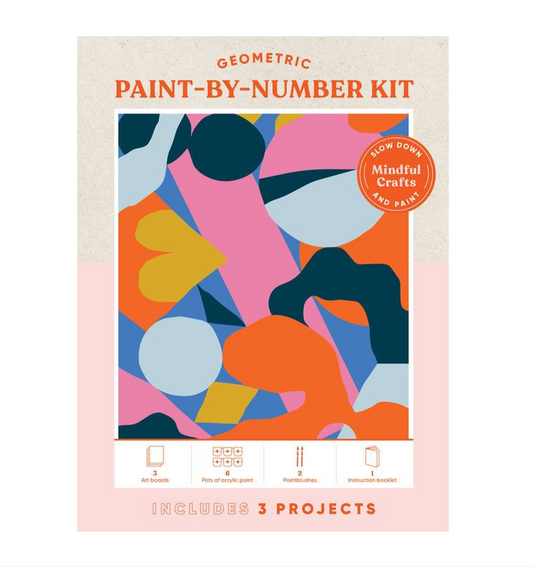 Geometric Paint By Number Kit