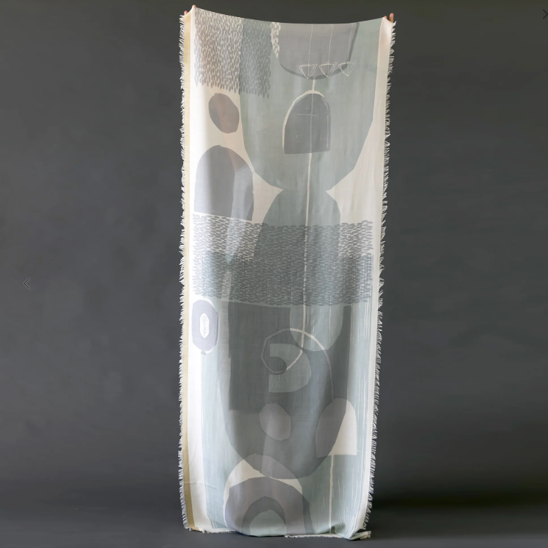 Arrow Silk/Merino Scarf