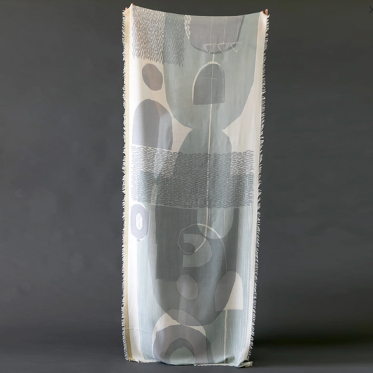 Arrow Silk/Merino Scarf